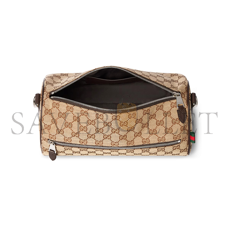 G*u*i gg canvas small cylinder bag 834455 (30*16*16cm)